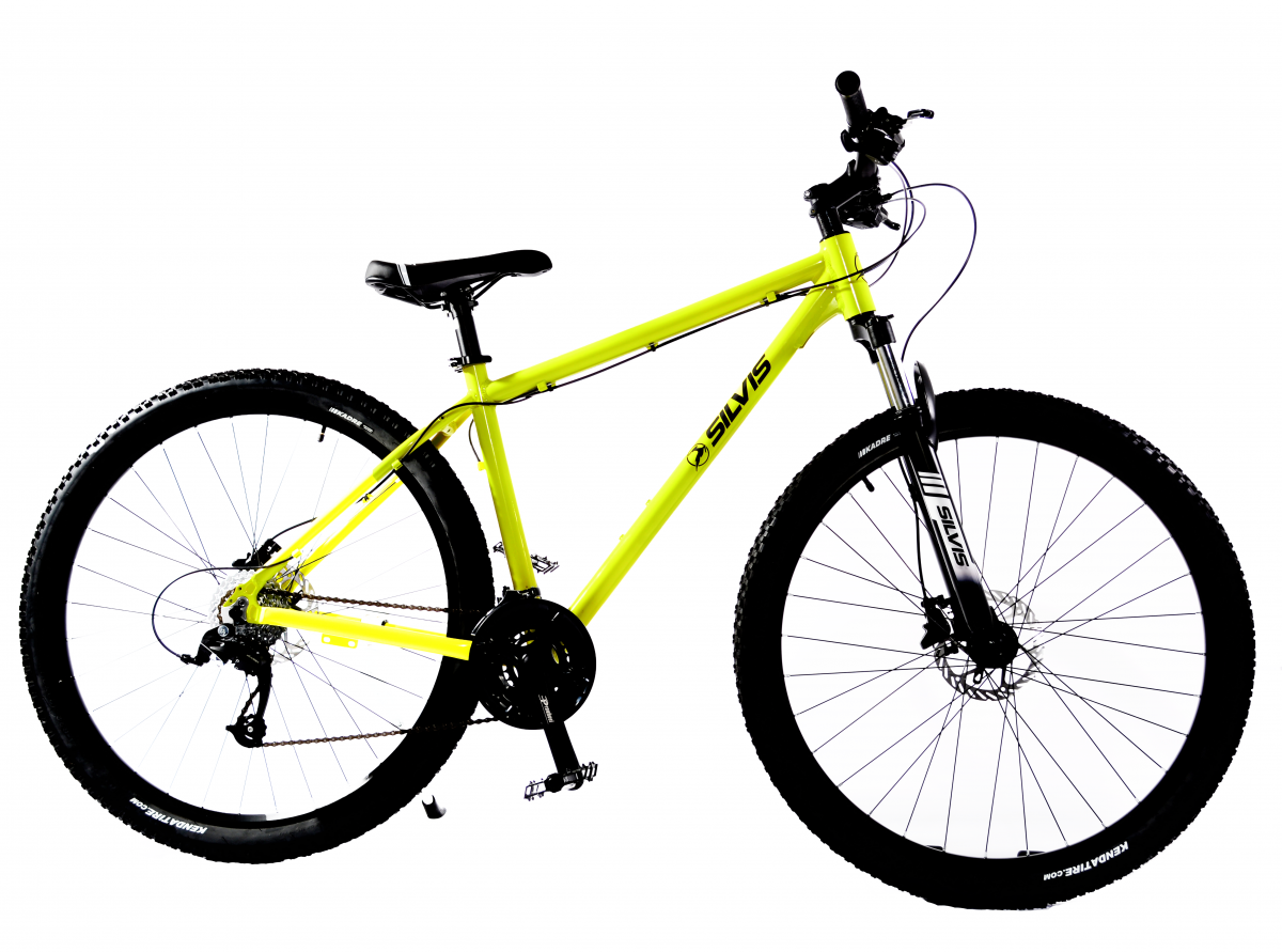 Bicicleta SILVIS MTB Shimano 3x8 viteze Roti 27" Neon Yellow