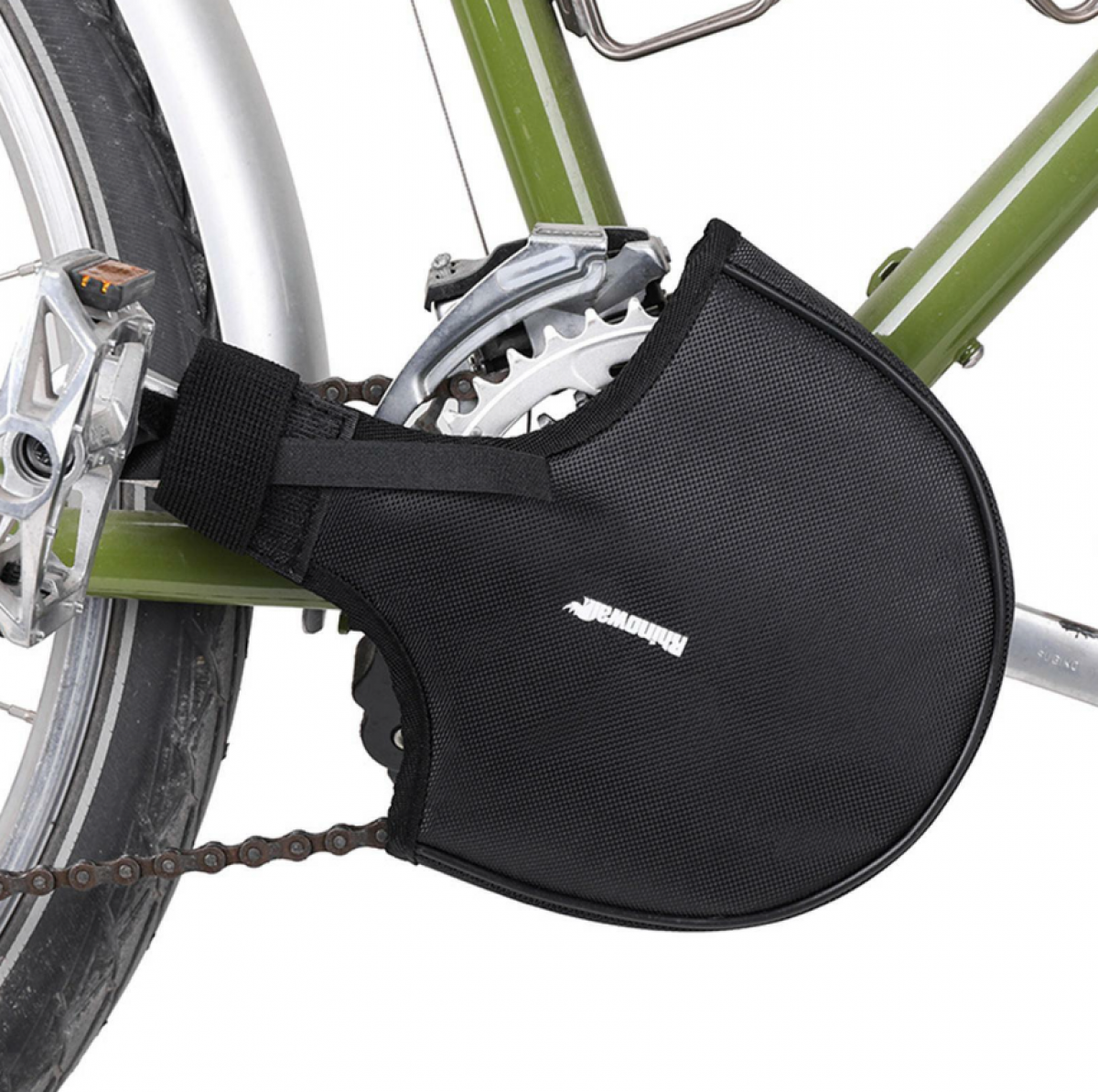 Husa de protectie pentru lantul bicicletei MTB Poliester negru